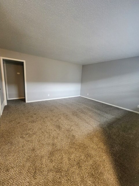 Floor plan for 1 bed, 1 bath, 600 sqft